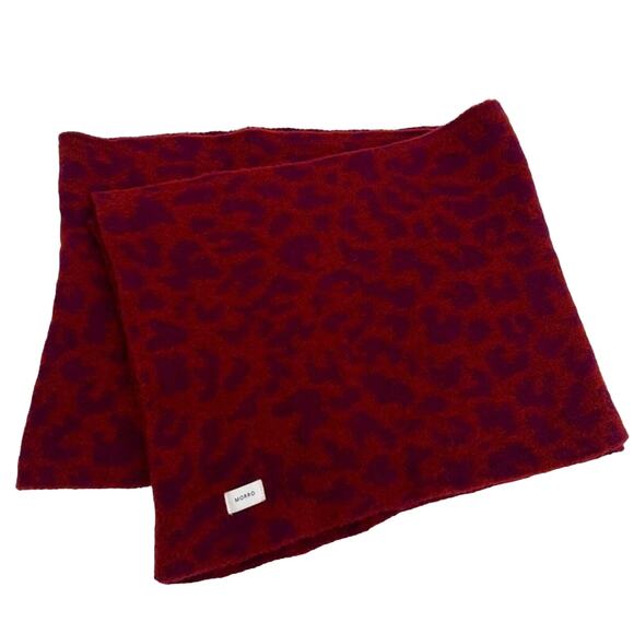 Athleta Morro Cozy Leopard Scarf in Dried Cinnamon - NWT - Picture 1 of 7